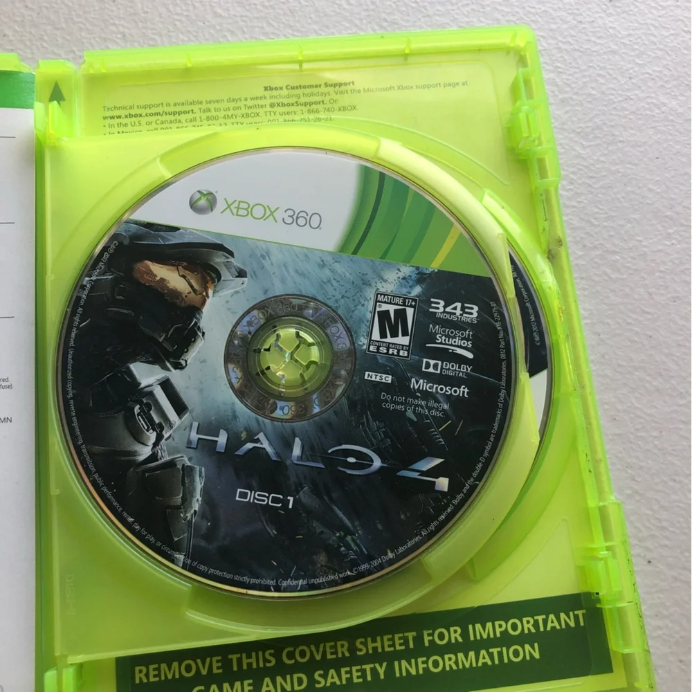 Halo 4 Microsoft Xbox 360, 2012, 2-Disc Set Rated M